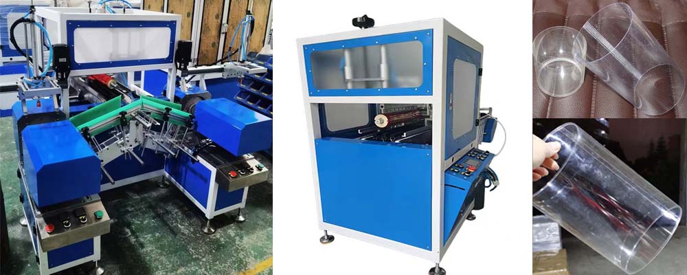 pvc cylinder tube box machine