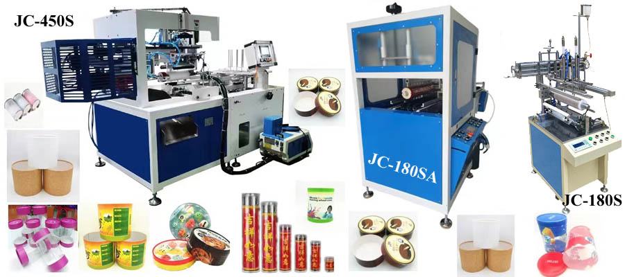 Paper tube gluing machine