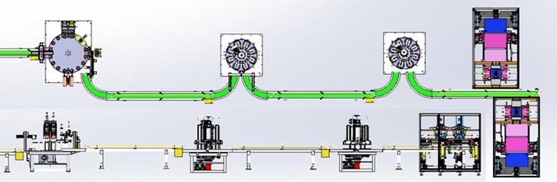 auto pvc tube box machine